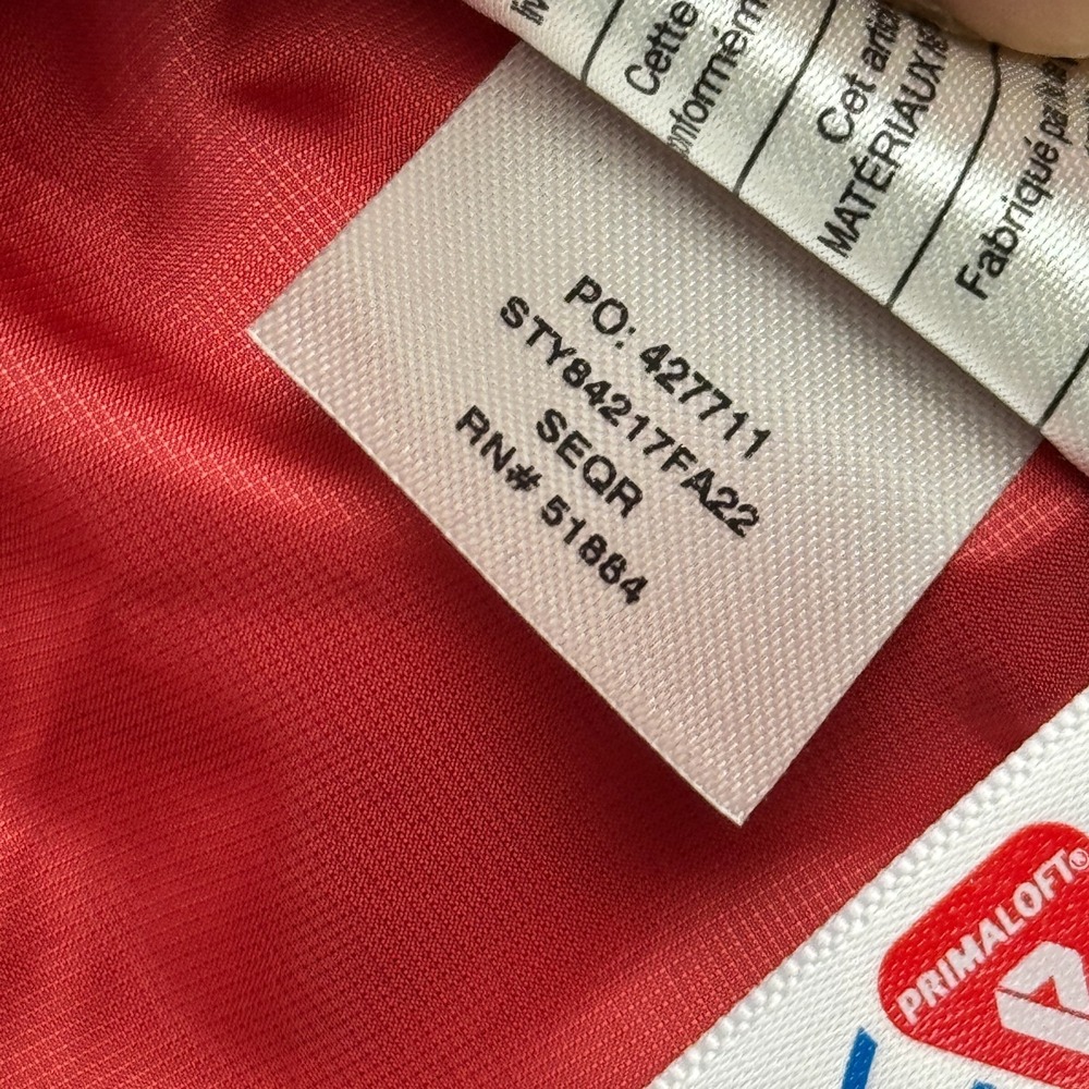Patagonia Jacket Womens XXS Red Nano Puffer Insulated Primaloft Full Zip - Picture 5 of 13